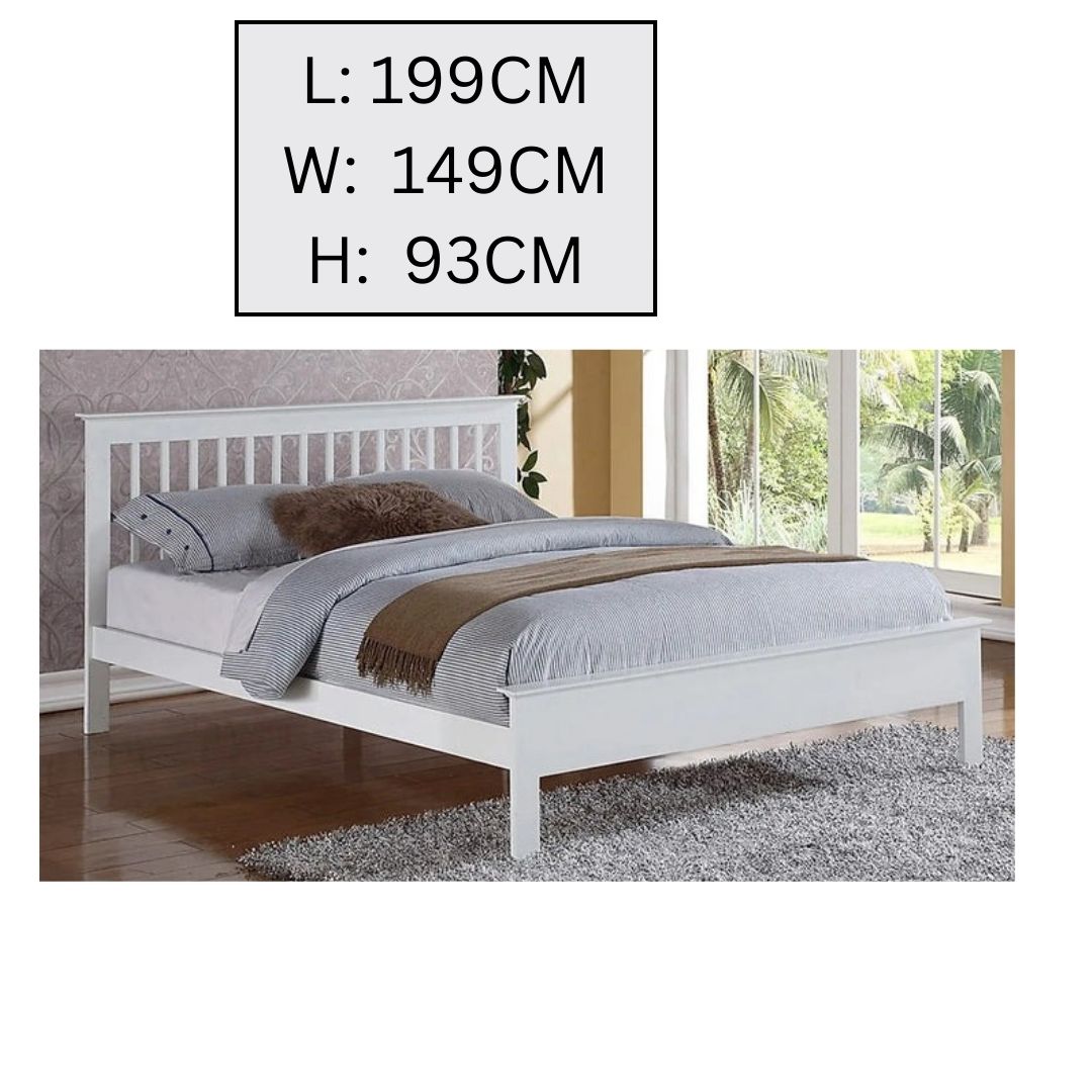 Double Bed: Wooden Double Bed