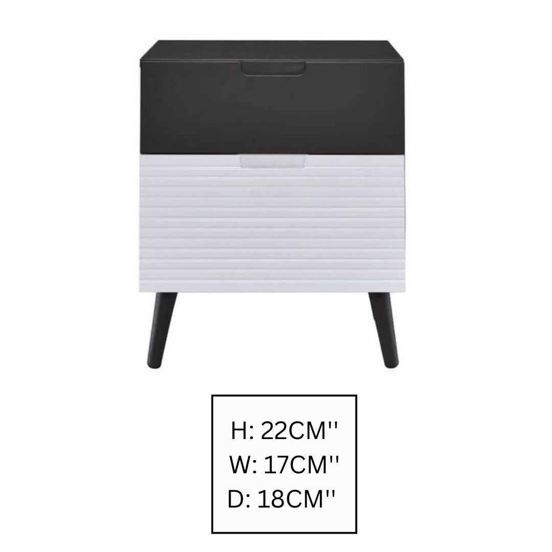 Kids Nightstands: Espresso Kids Nightstand Bedside Table