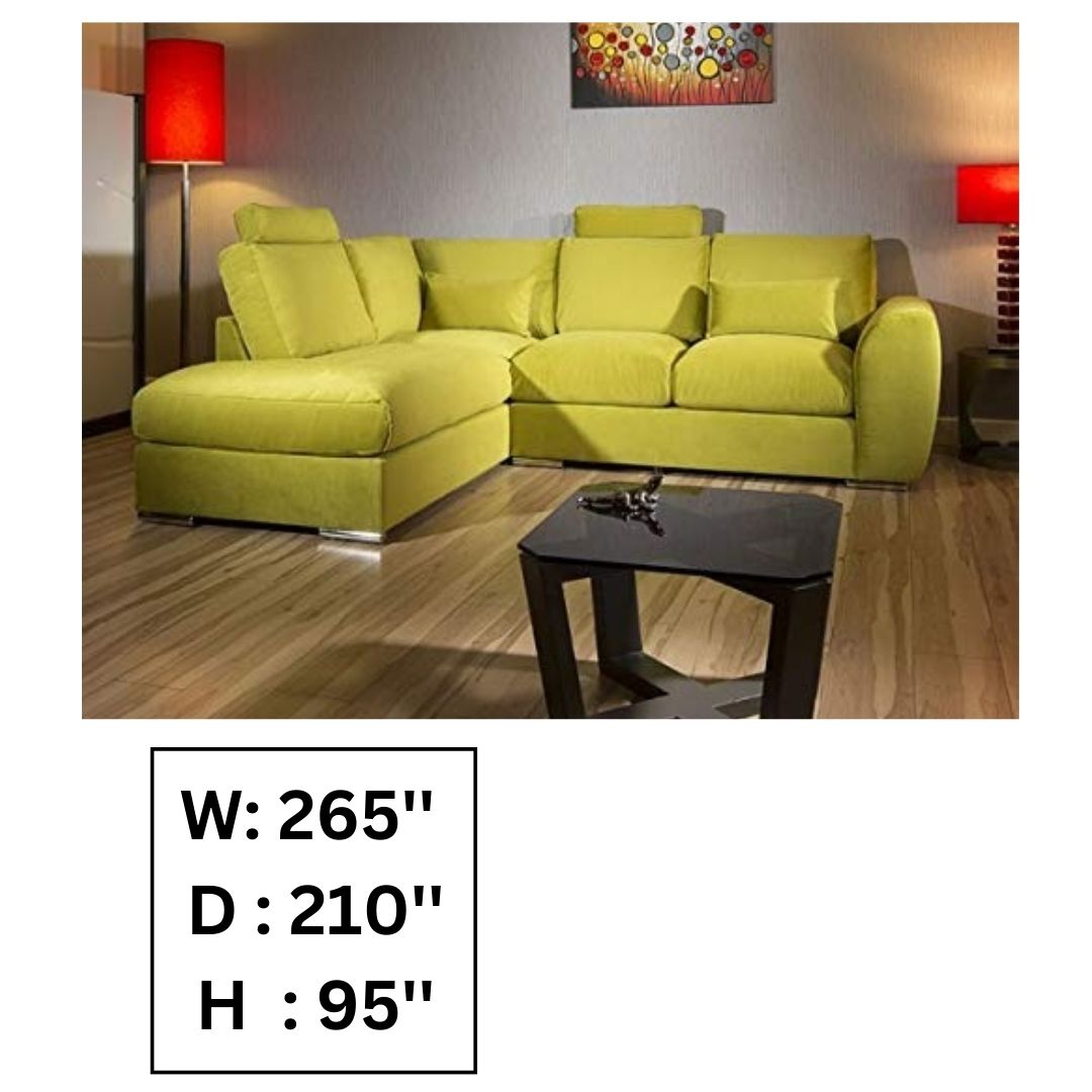 L Shape Sofa Set:-  Modern Fabric Sofa Set