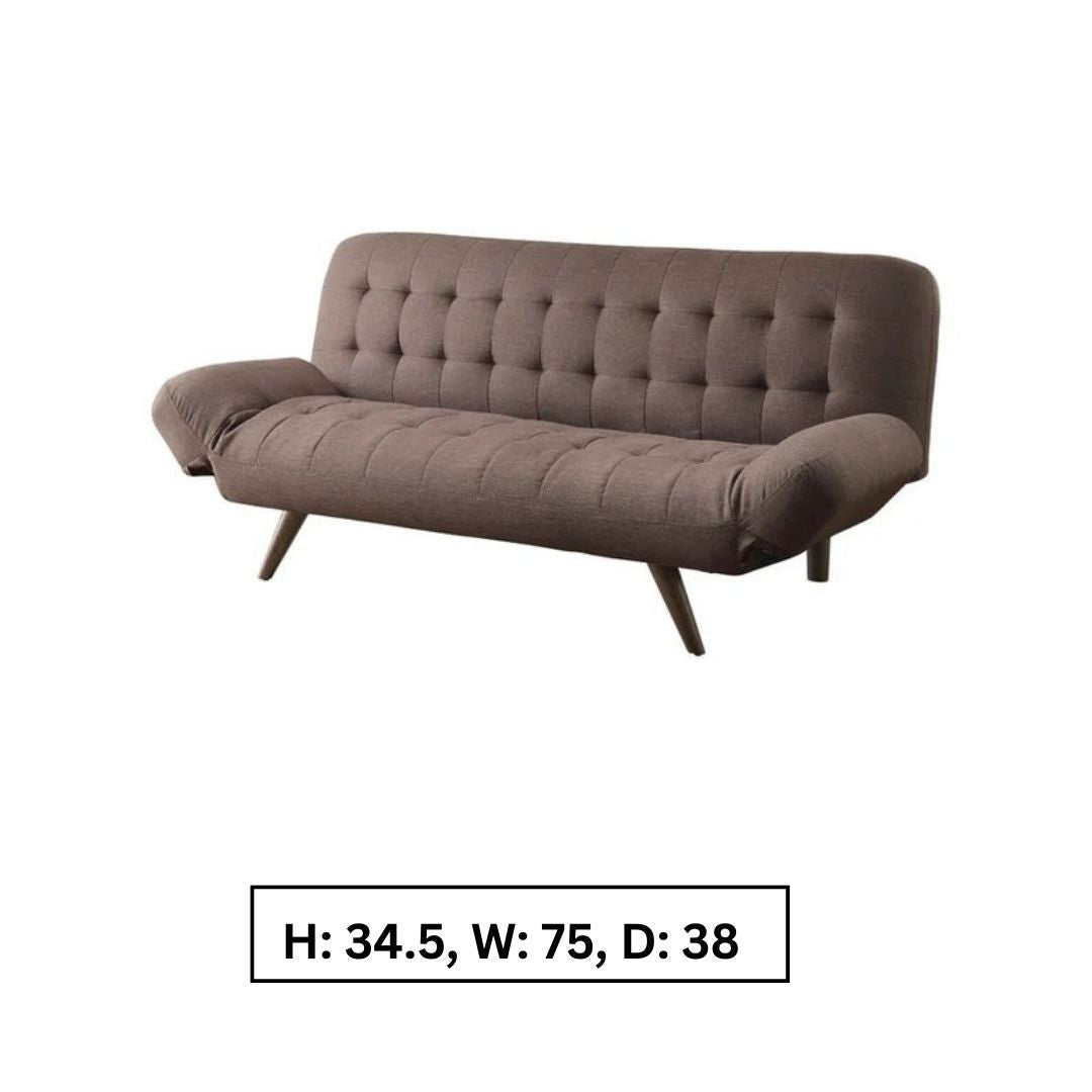 Futon: 75'' Flared Arm Sleeper