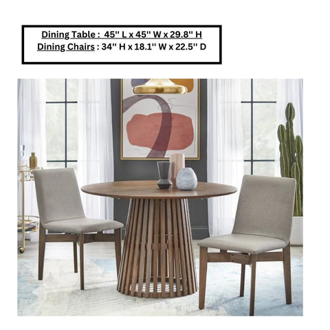 Dining Set: 2 Seater Round Dining Table Set