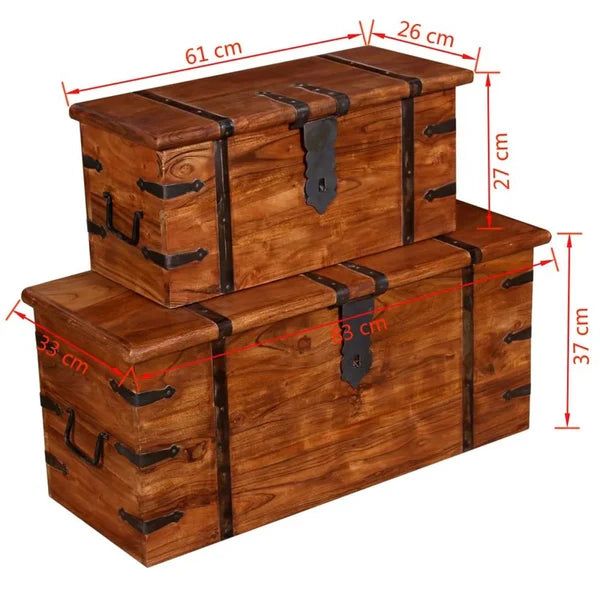 Wooden Box : 2 Piece Wooden Box