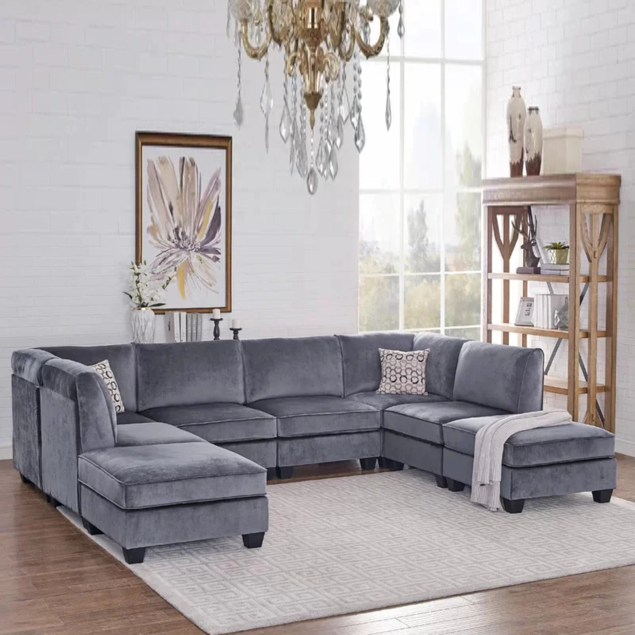 7 seater sofa with couch