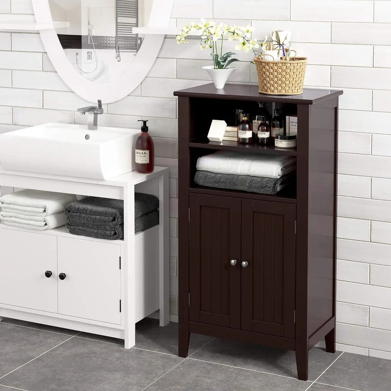 small free standing bathroom cabinet