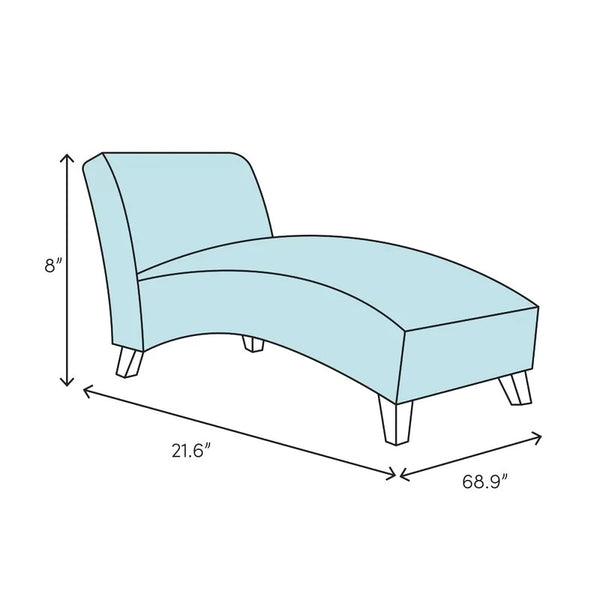 chaise lounge height