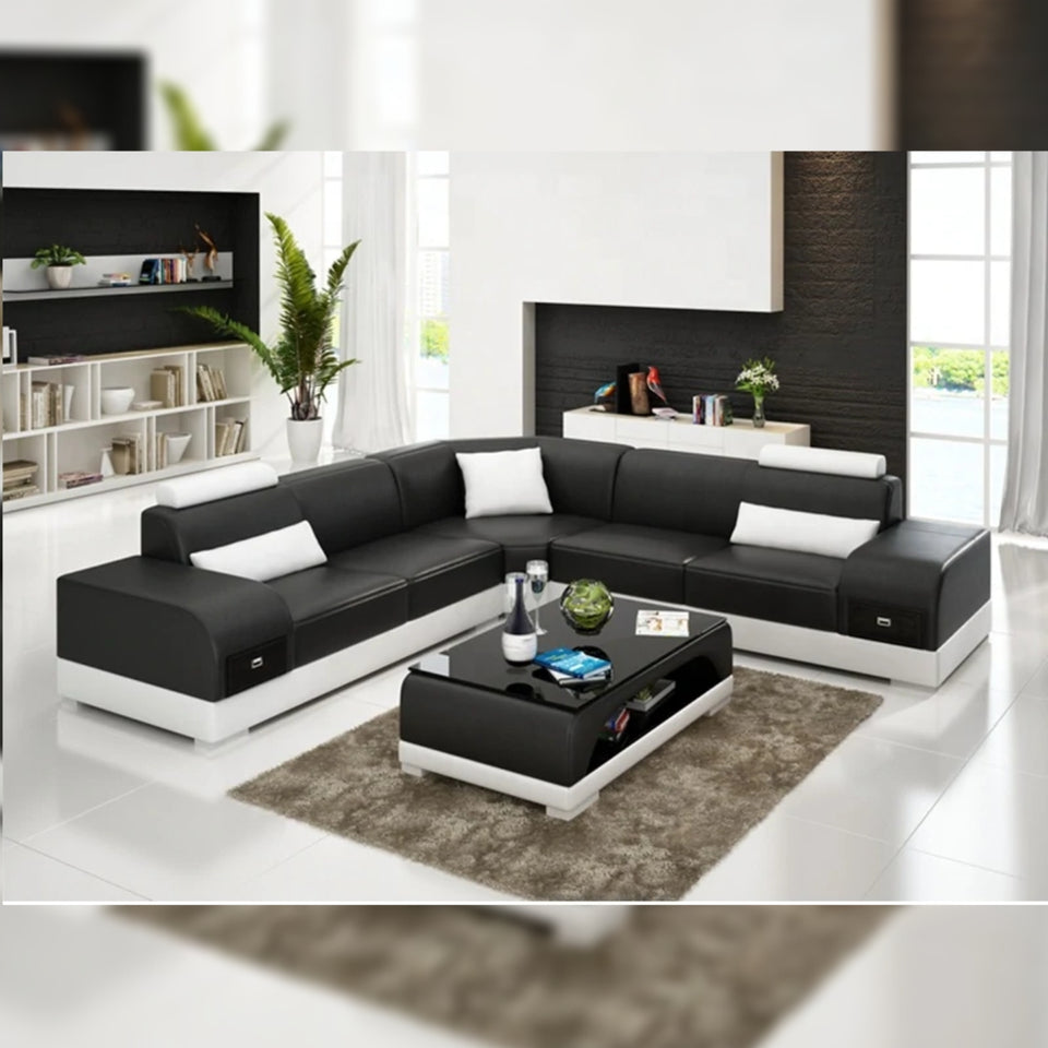 Designer Sofa Set:- American Style L Shape Luxury Furniture Sofa Set