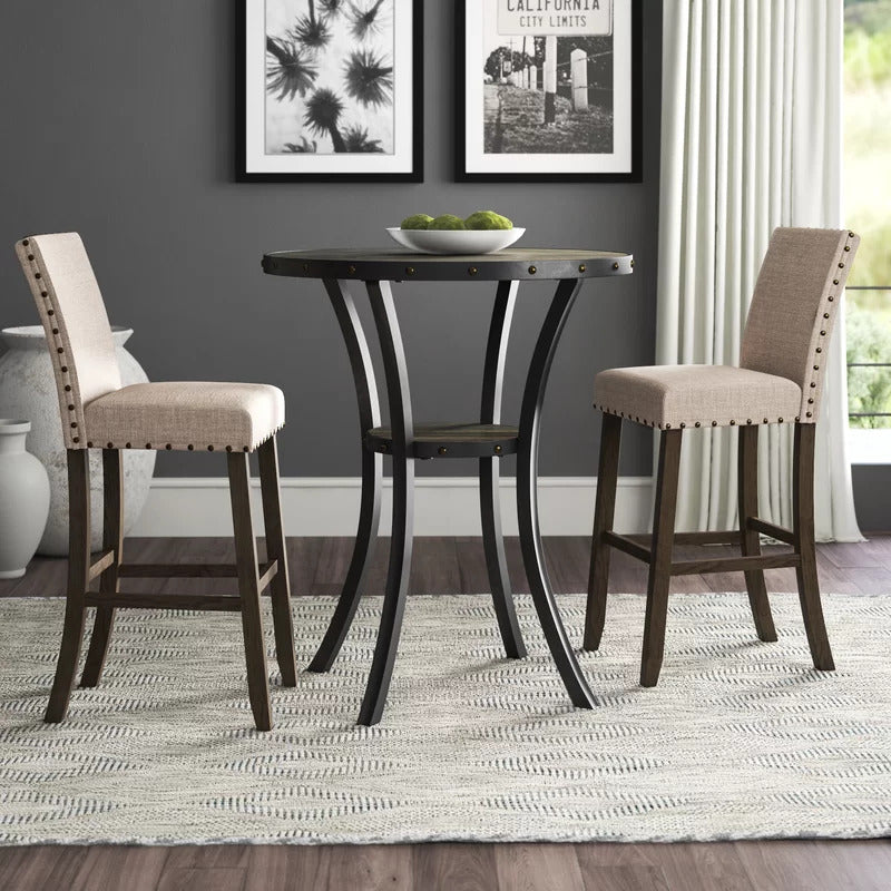 3 piece bar height dining set