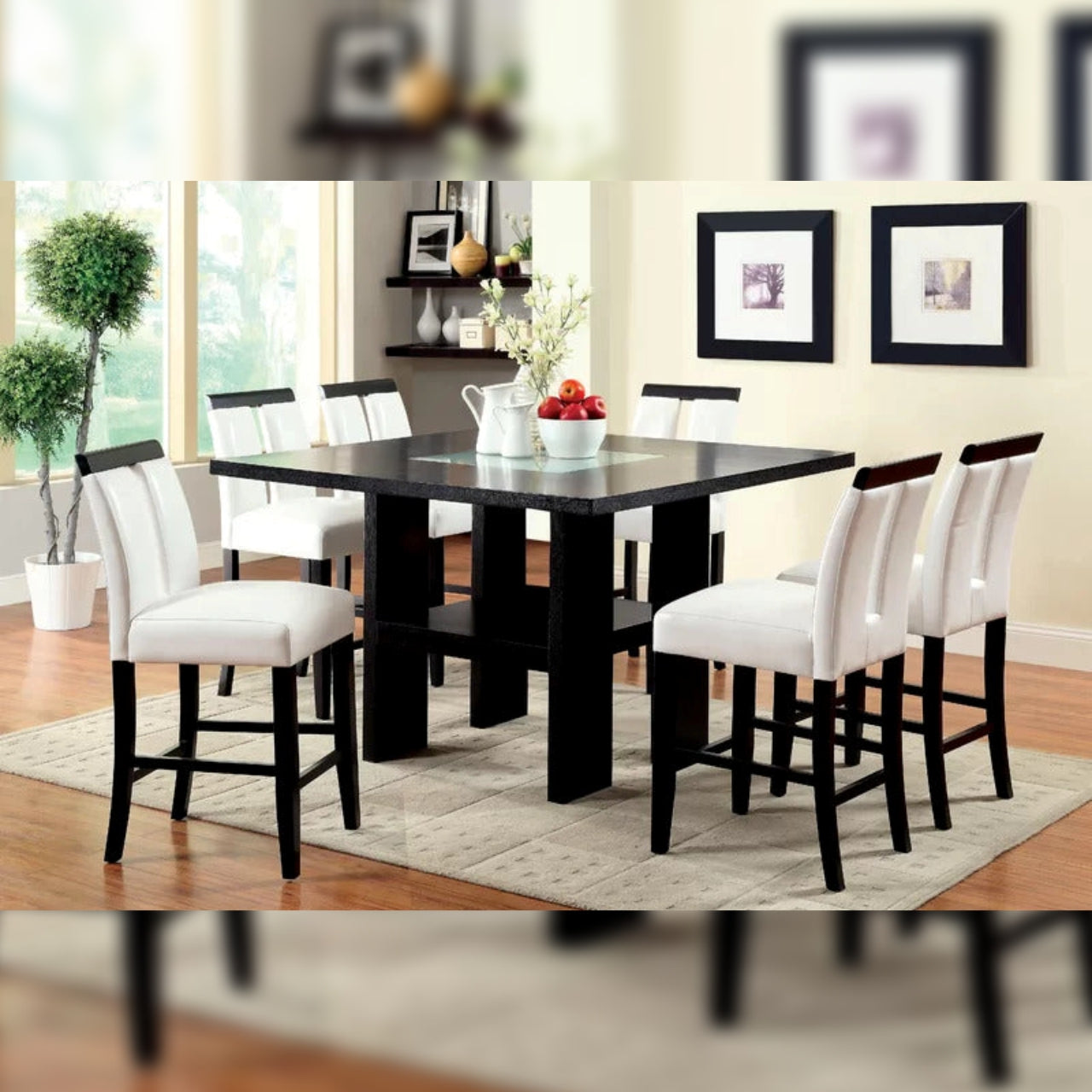 6 chair pub table set