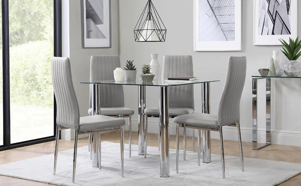 leon dining table and 4 chairs