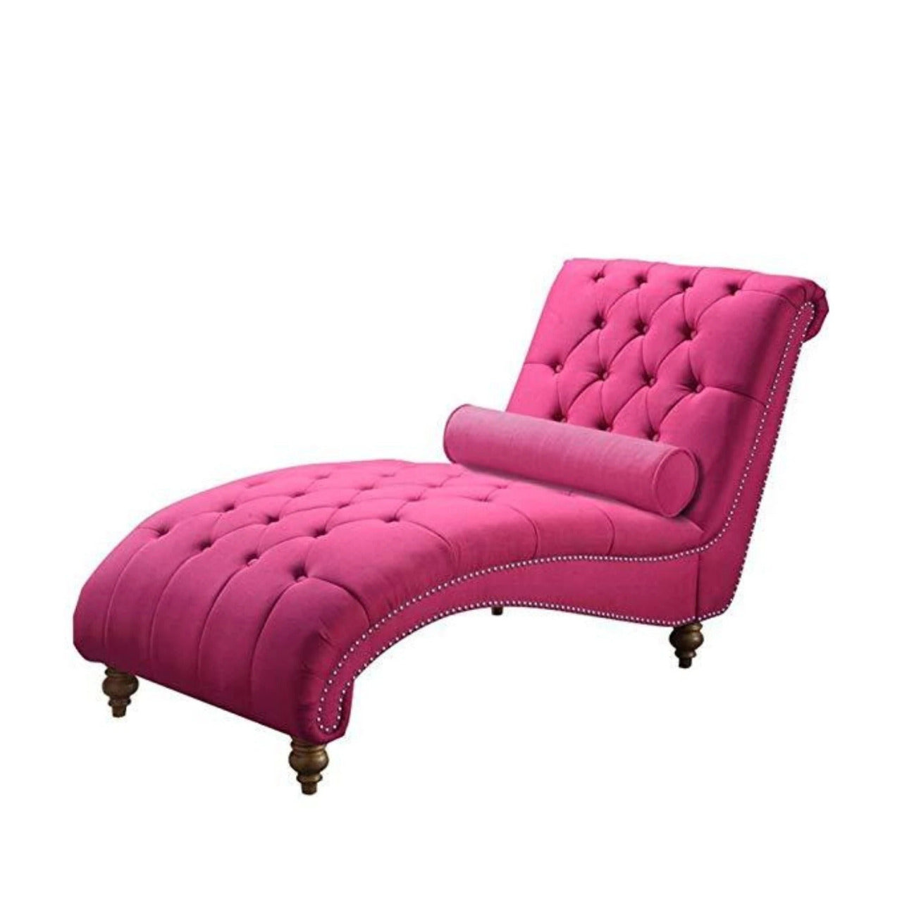 pink chaise lounge chair