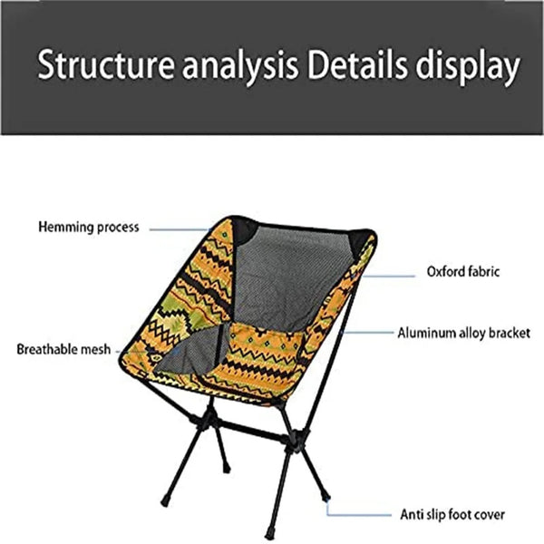 Portable Chair: Outdoor Ultra Light Portable Folding Chair