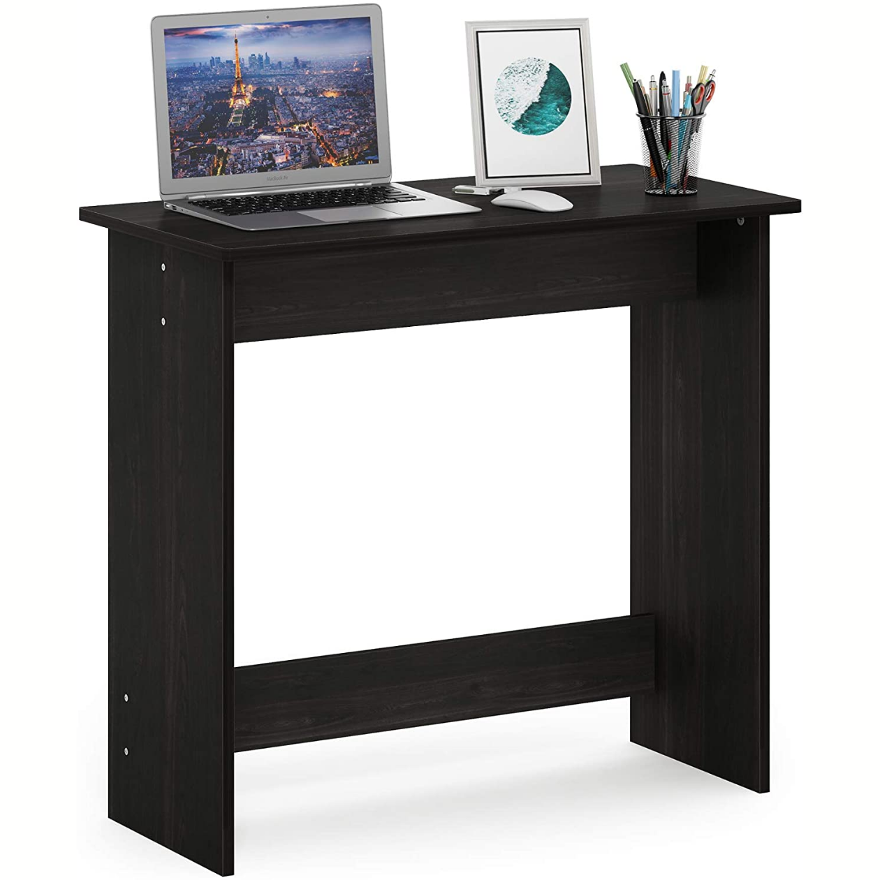 Study Table: Simplistic Study Table Computer Table Color:Oak Grey