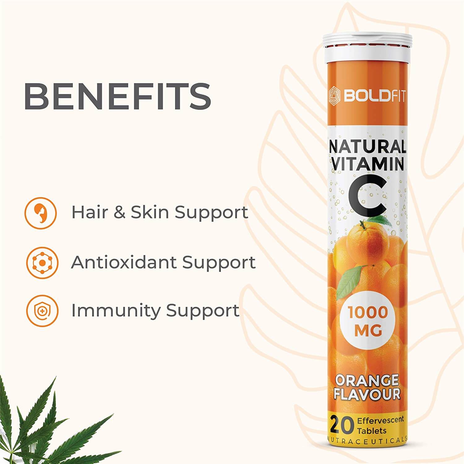 Boldfit Vitamin C Effervescent Tablets Boldfit