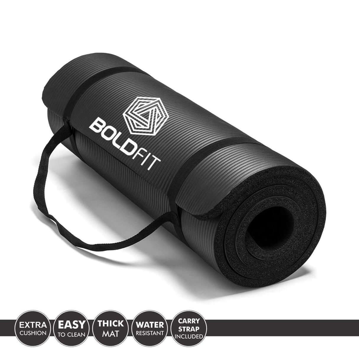 Boldfit Yoga Mat for Women and Men with Carry Strap, EVA Material