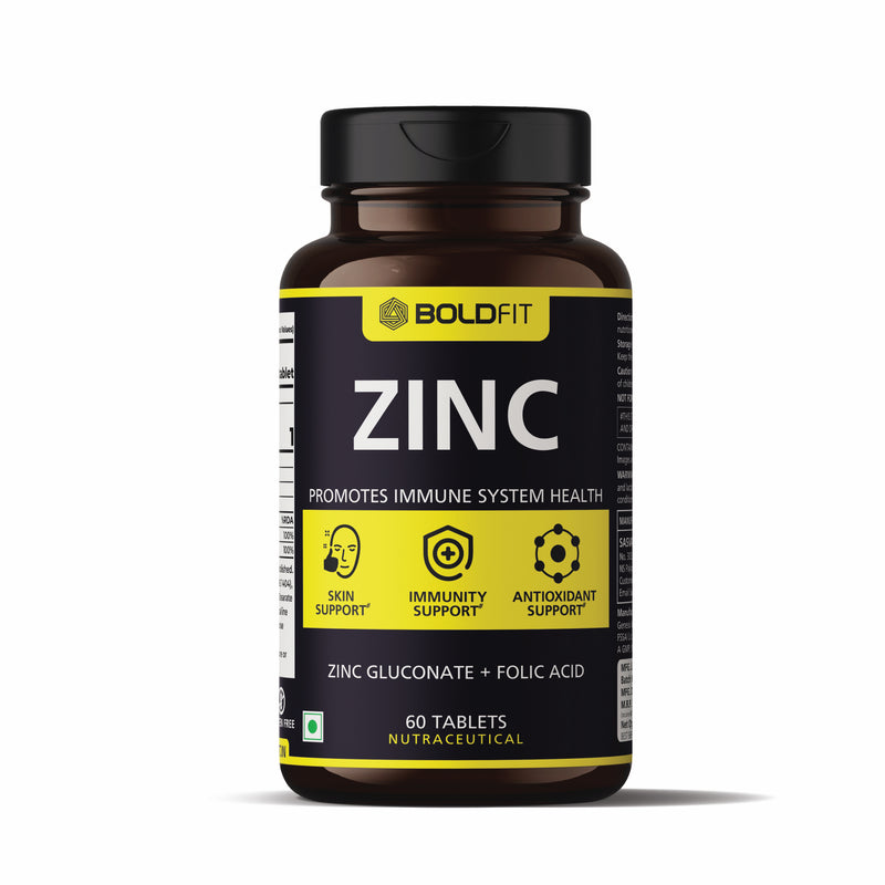 Boldfit Zinc Tablets for Women & Men - BoldFit