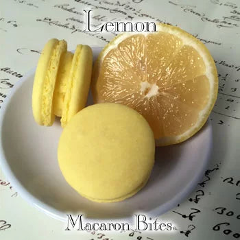 Lemon Macaron on a plate