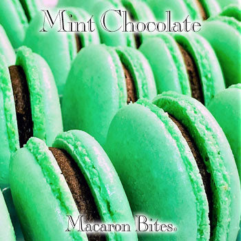 Mint Chocolate Macarons