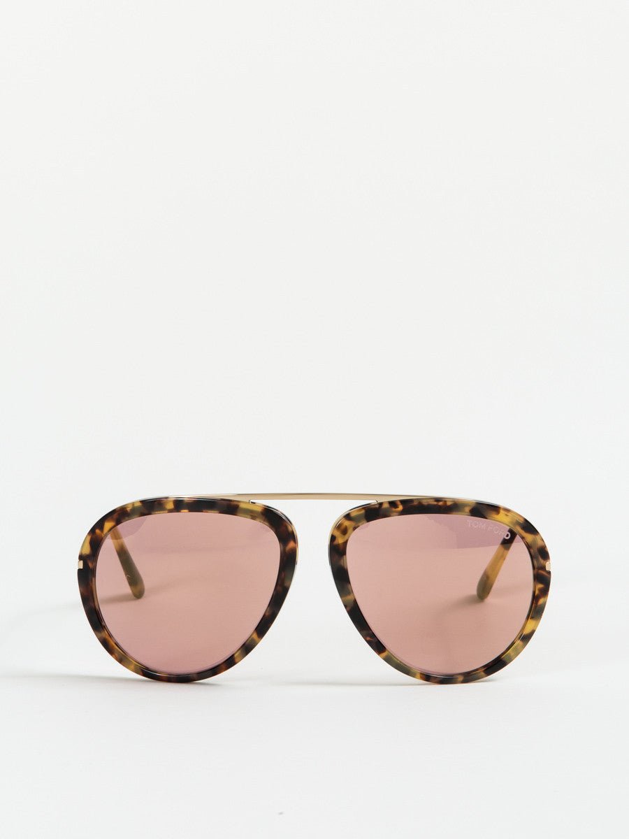 Tom Ford Stacy Sunglasses in Blonde Havana