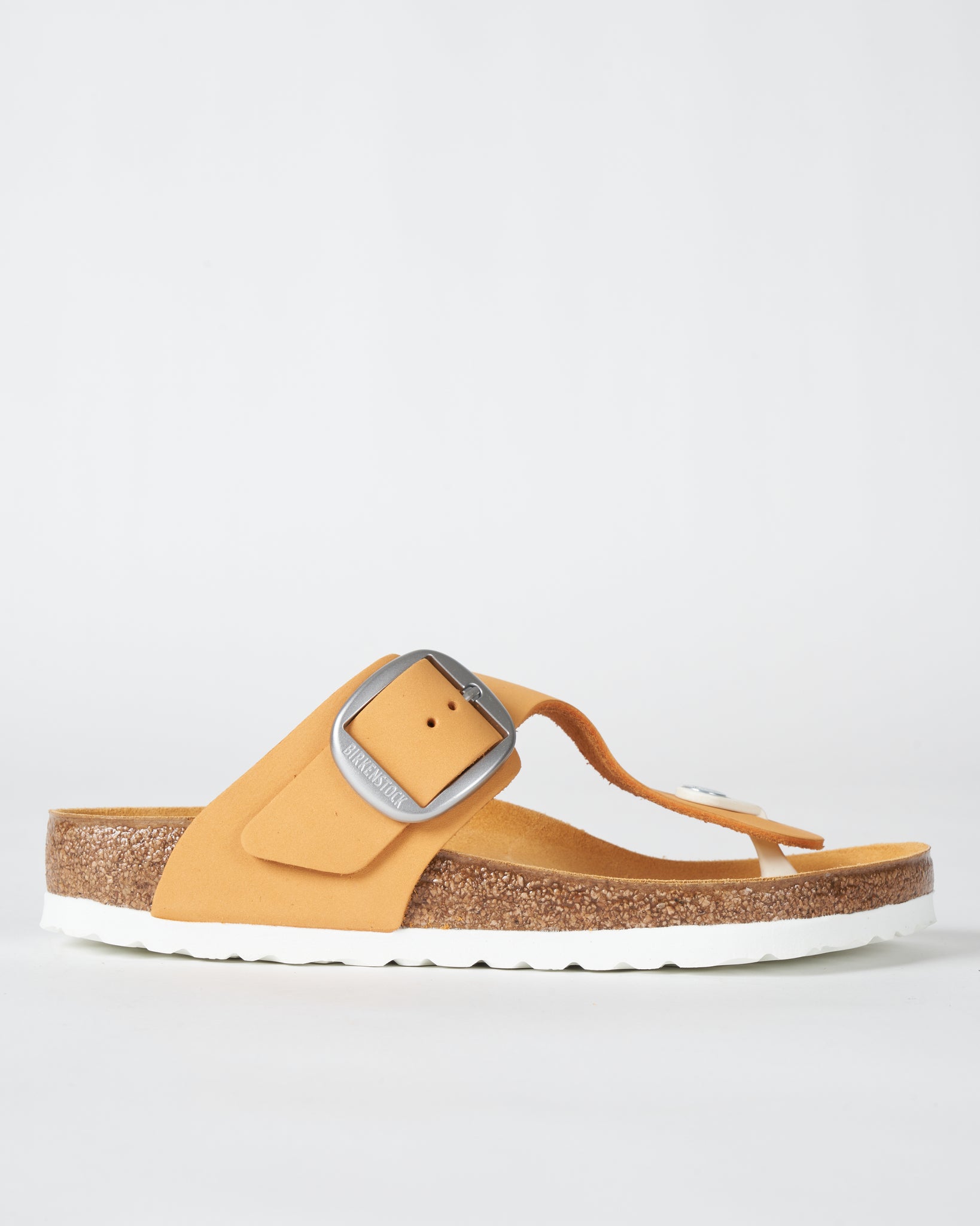 Birkenstock Gizeh Big Buckle Sandal Nubuck Apricot – scarpa