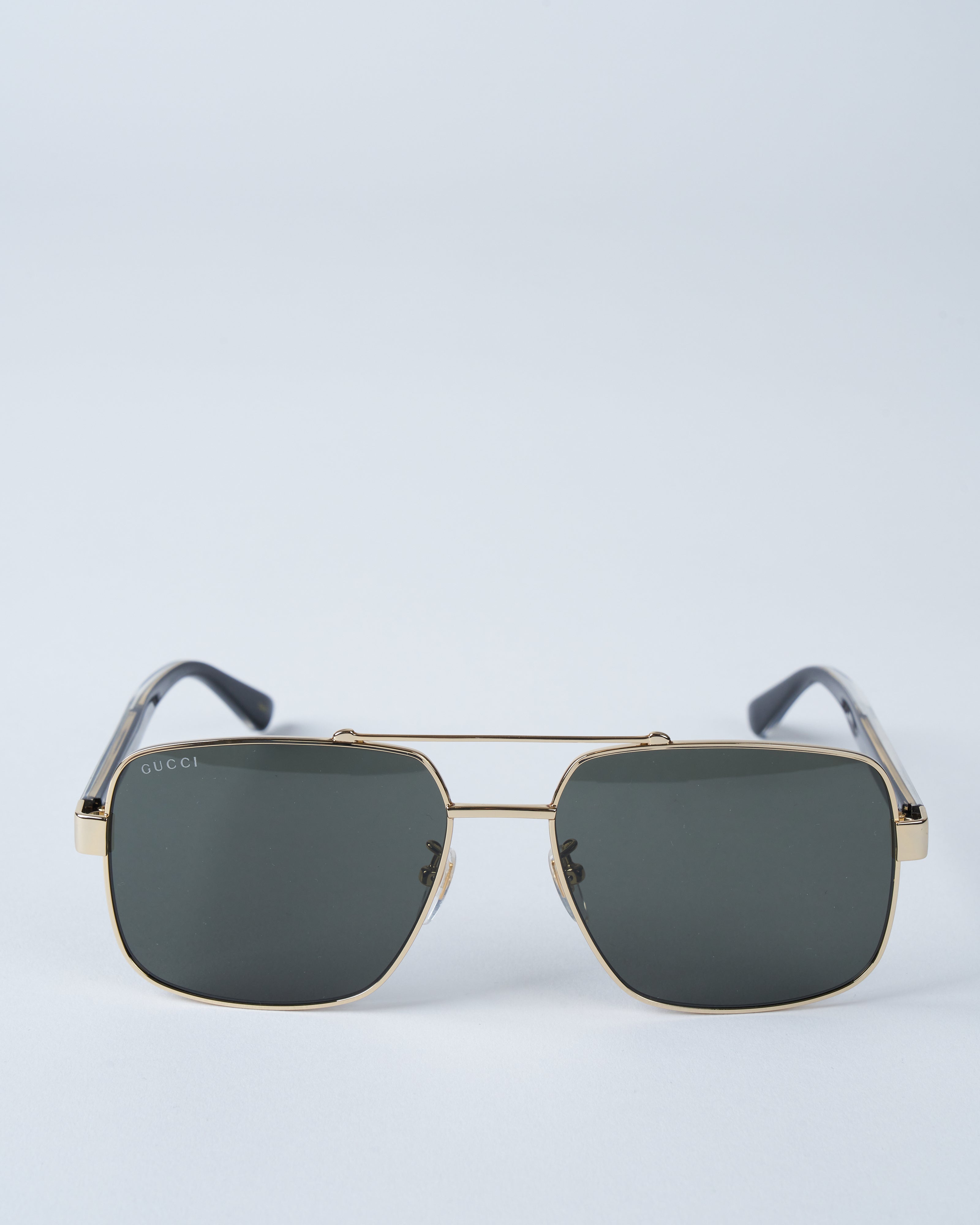 Gucci Gg0529S-001 Metal Sunglasses Gold/ Grey
