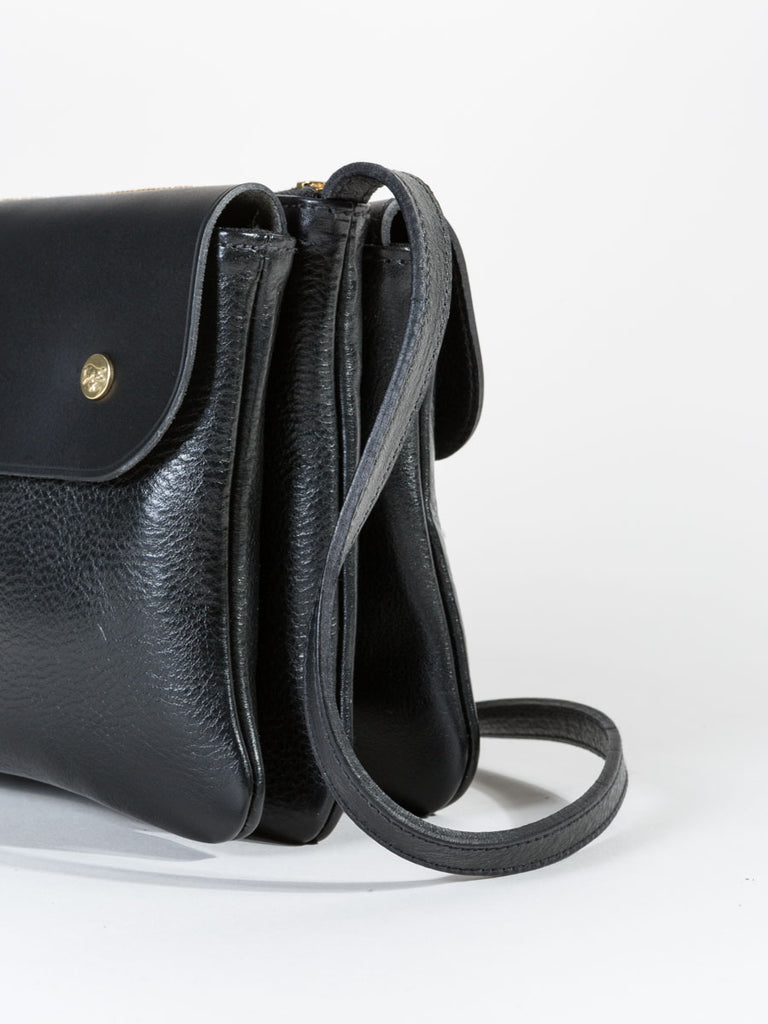 triple compartment crossbody bag