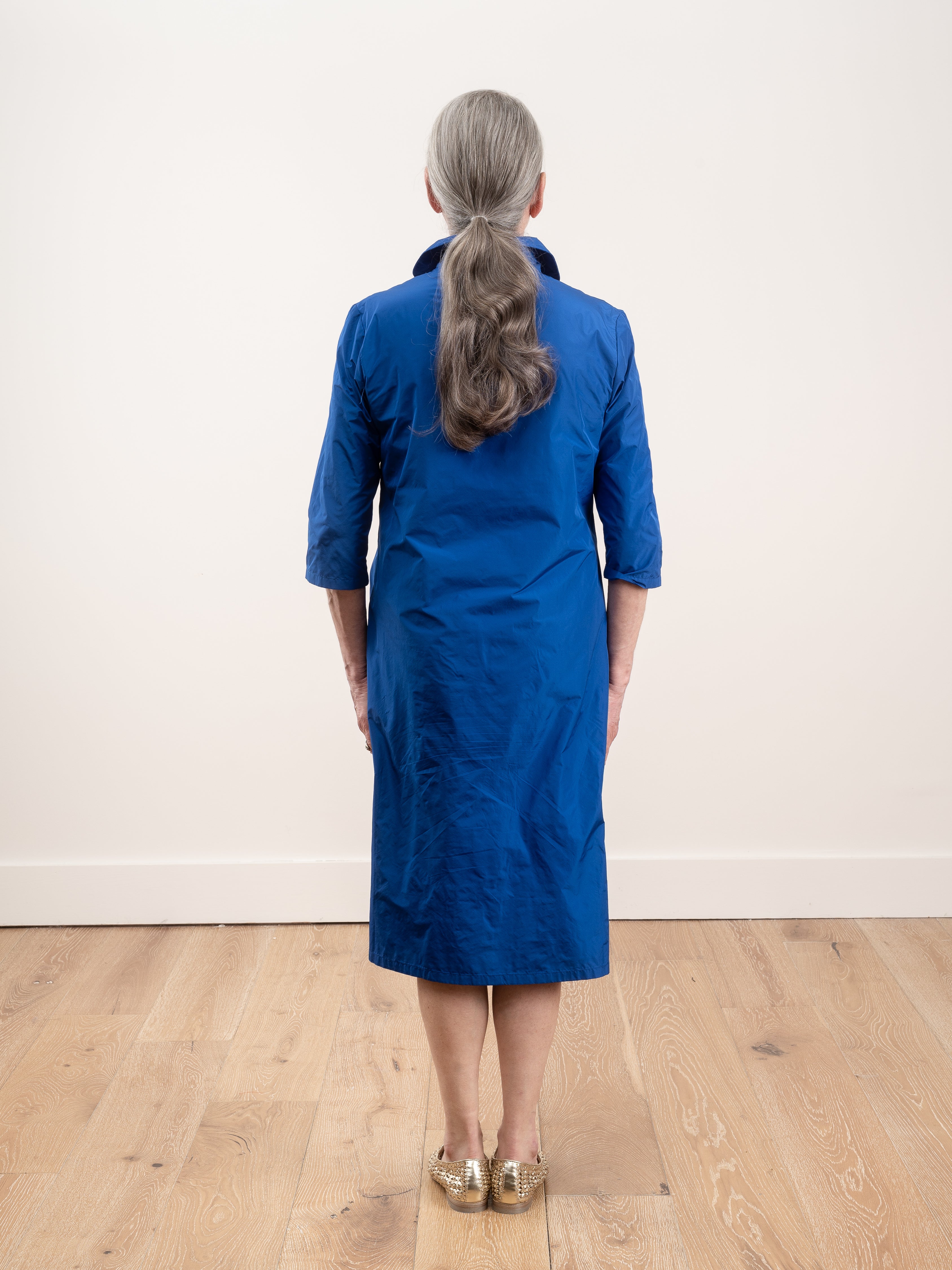 Katharina Hovman 3/4 Sleeve Dress W/Collar Electric – scarpa