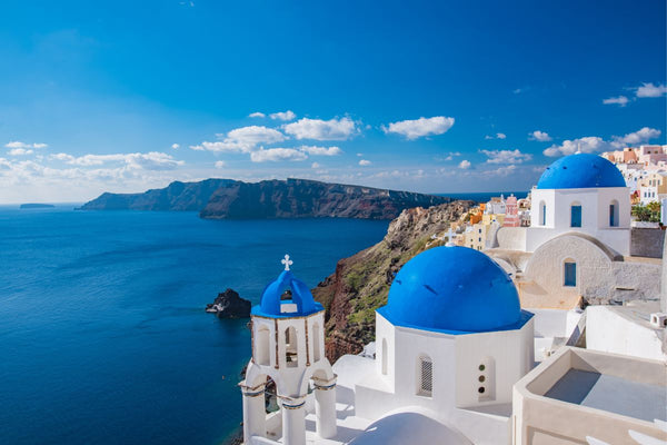 Image of Greek Islands Colors Blue and White Calm Our Senses