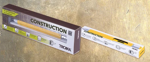 Image showing old and new packaging of Troika's popular original construction pen