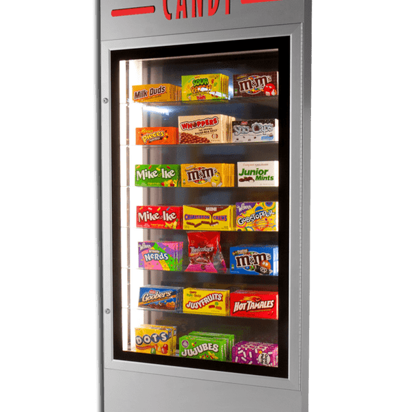 Home Theater Candy Showcase With Backlit Header Home Theater Mart