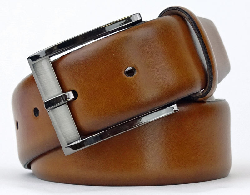 mens tan dress belt