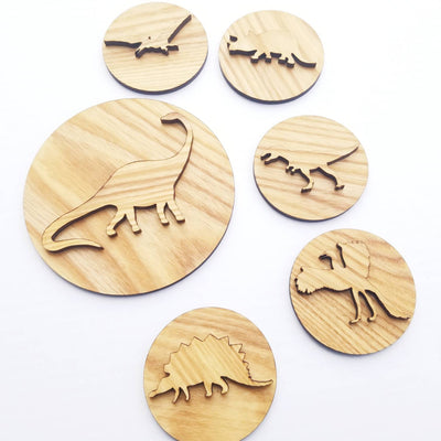 Dinosaur Gift Idea - Wooden dinosaur puzzle - dinosaur toy - wooden di –  MirusToys