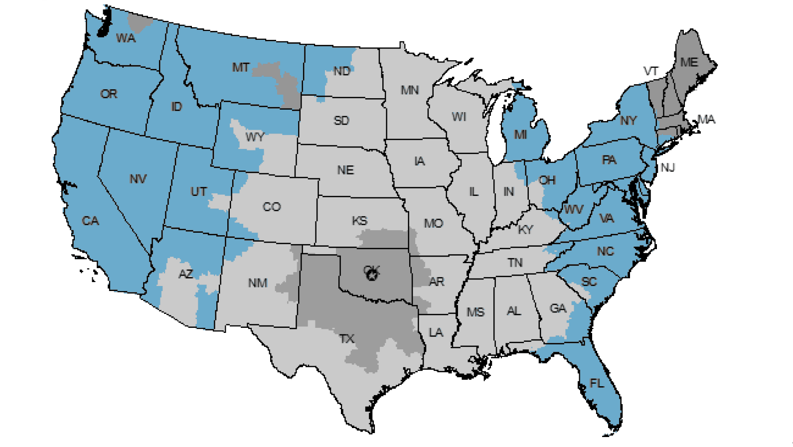 fedex zone chart fedex freight zone map