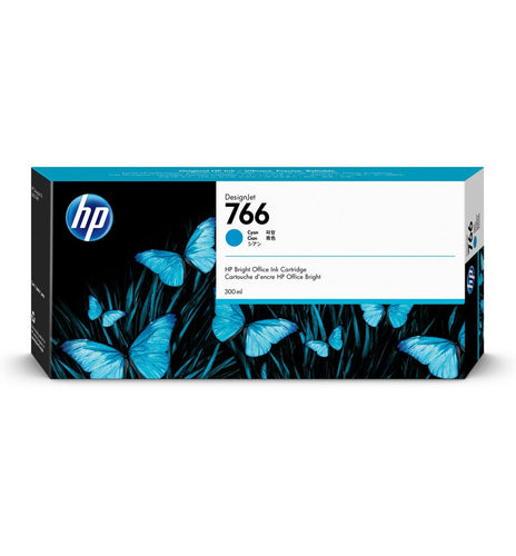 HP 766 300-ml Yellow DesignJet Ink Cartridge | P2V91A