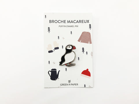 broche pins macareux