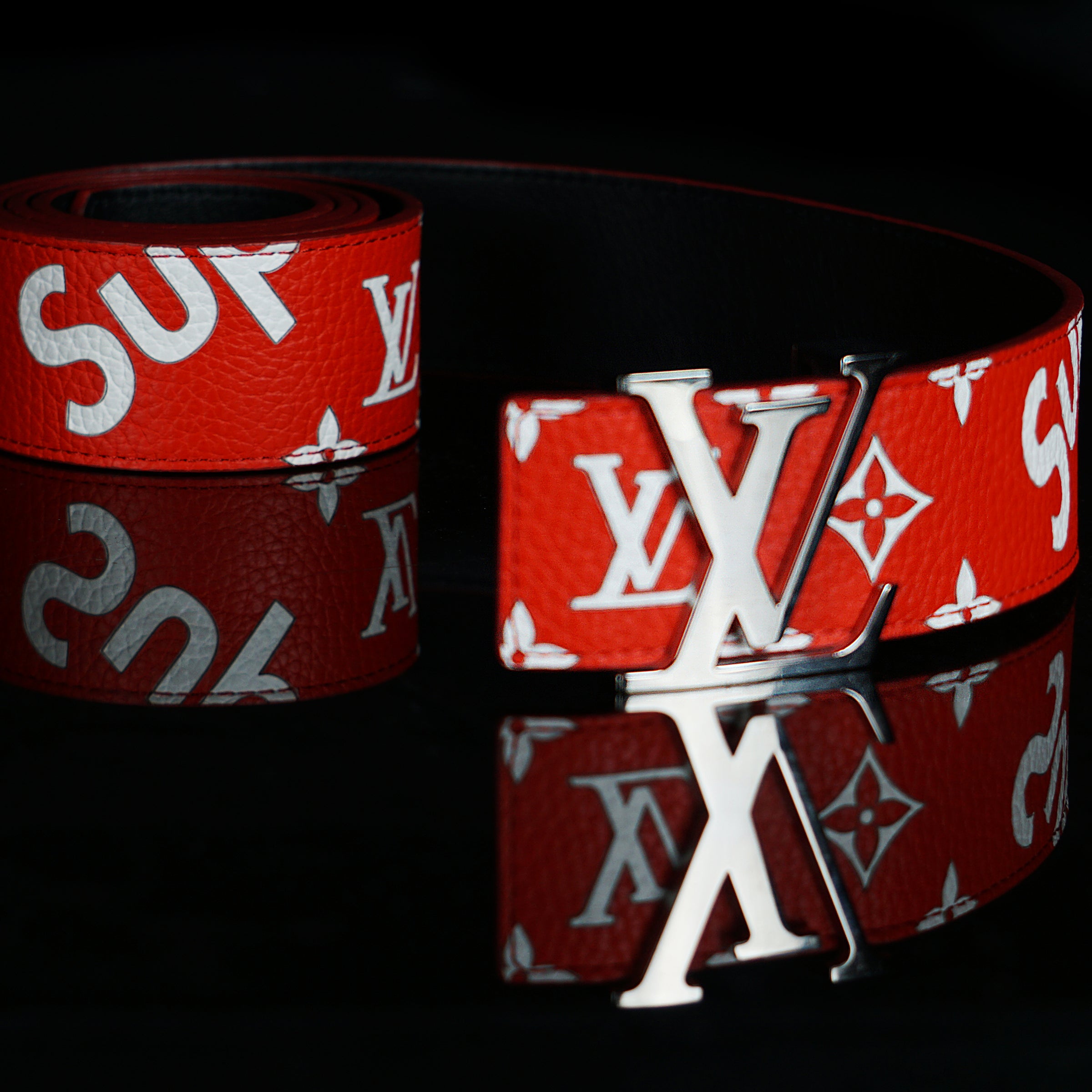 louis vuitton belt supreme