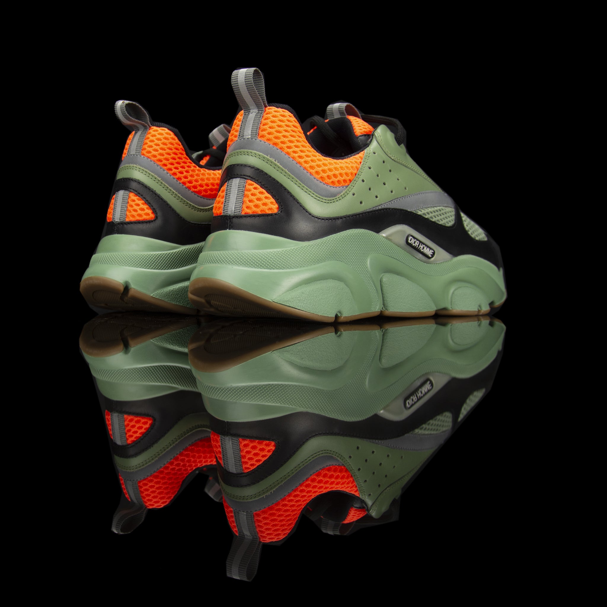 green and orange dior sneakers