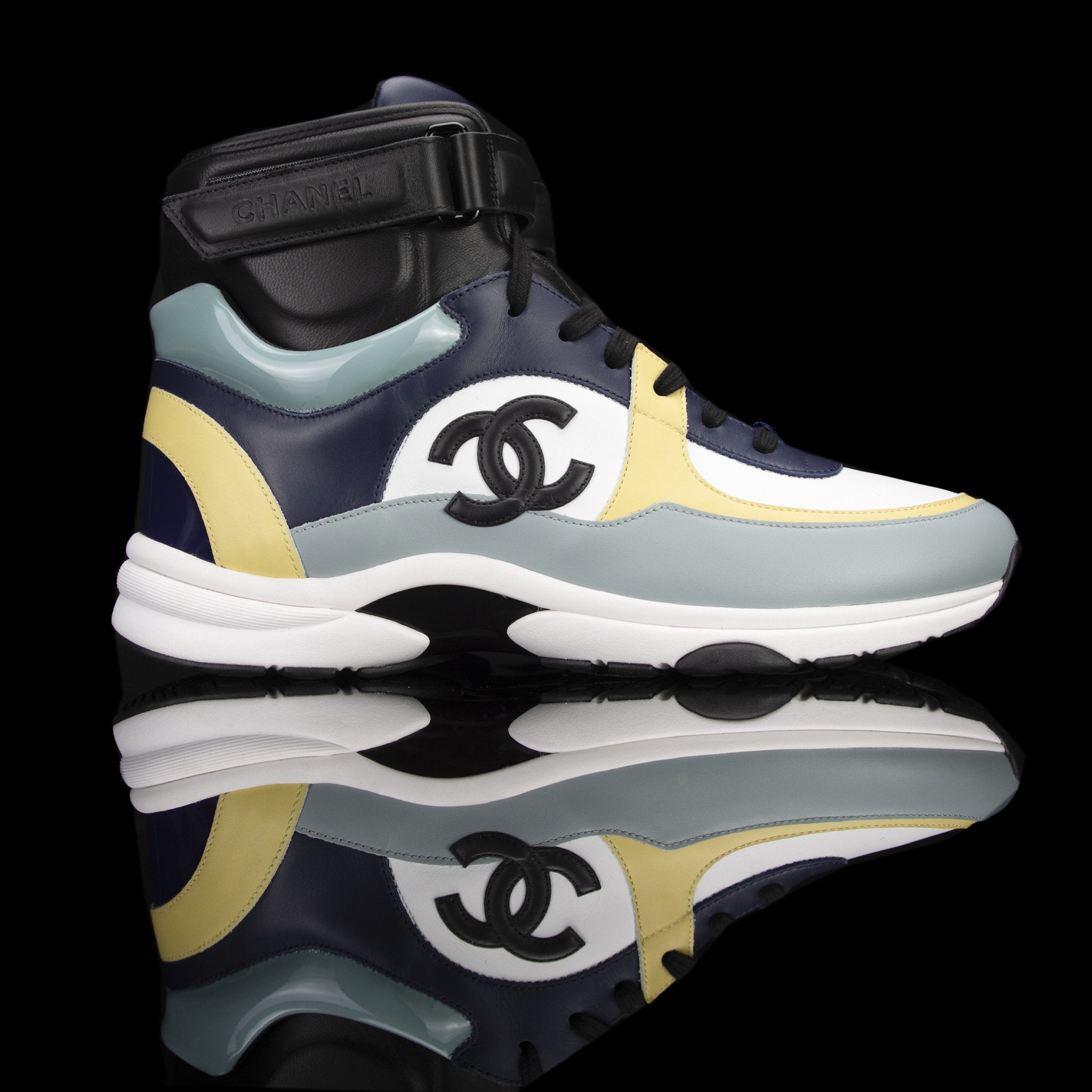 high top chanel shoes