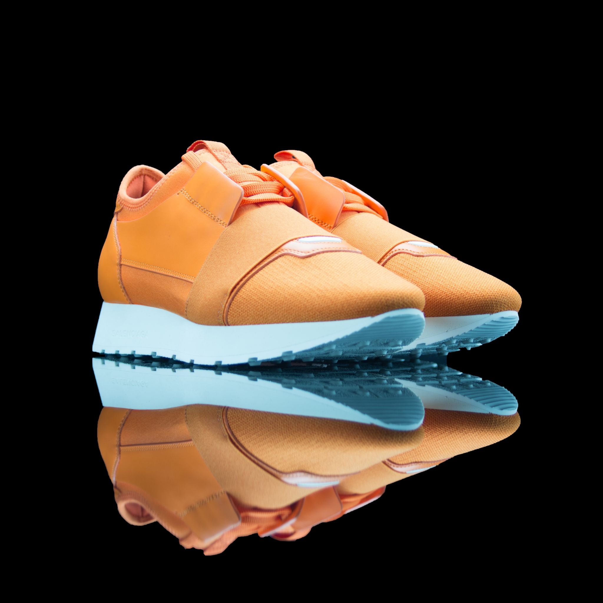 balenciaga runners womens orange