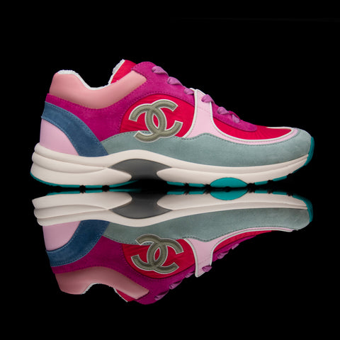 pink chanel sneakers 2020