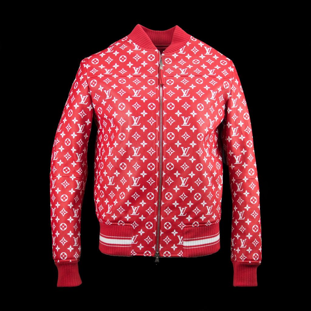 Louis Vuitton Men Monogram Jacquard Fleece Zip-Through Jacket