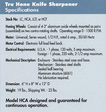 Tru Hone® Commercial Knife Sharpener