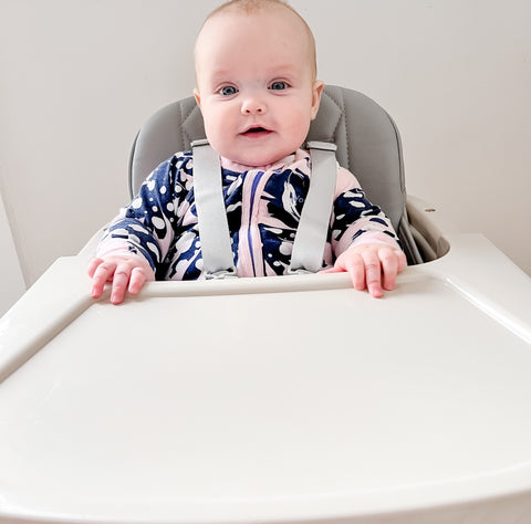 using the harness in the high chair