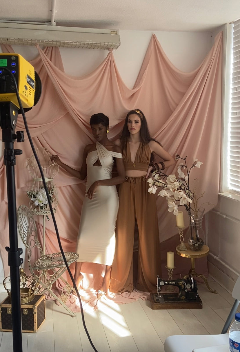 Behind the scenes on the Dolls of Decadence SS21 campaign