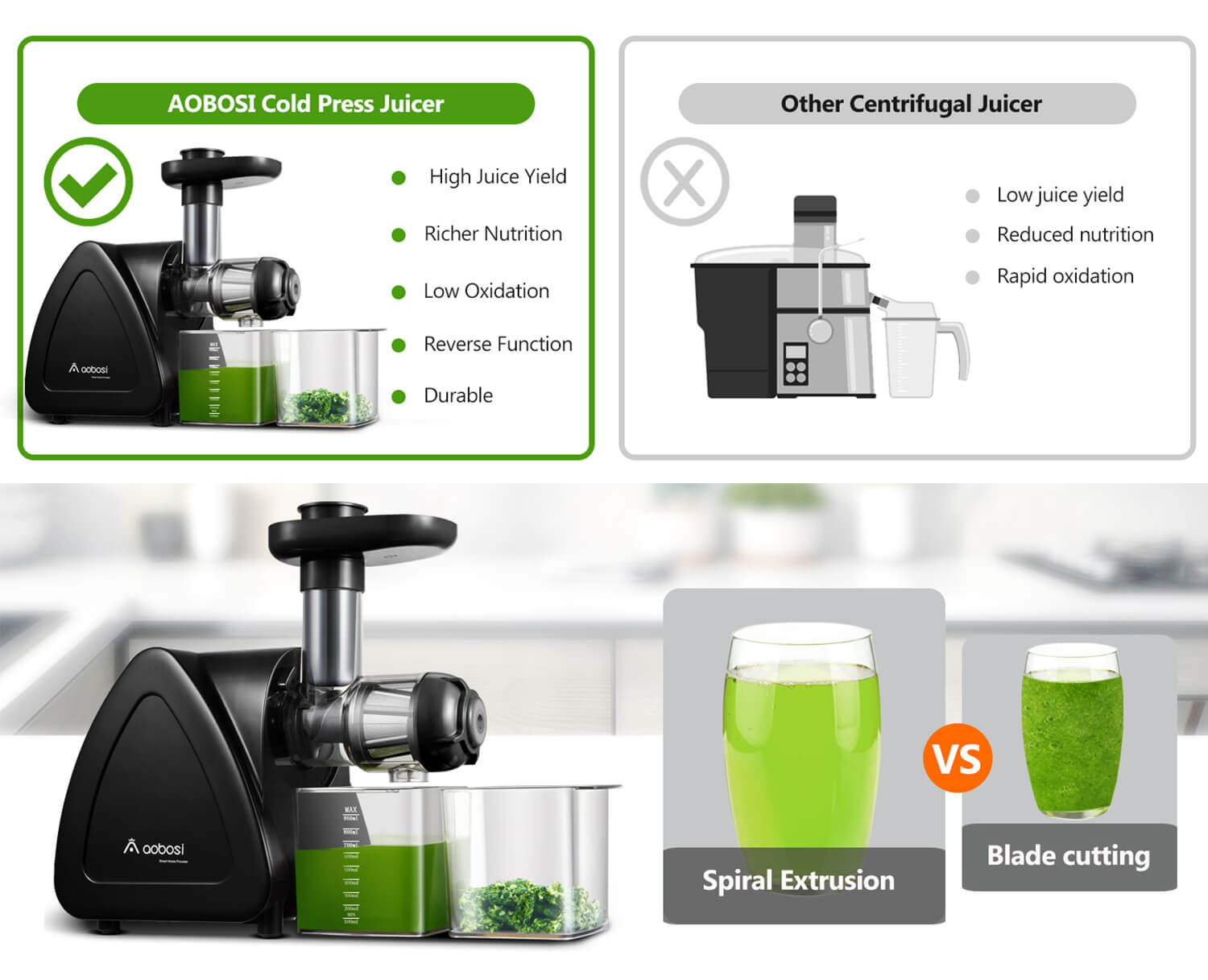 slow juicer compare to others