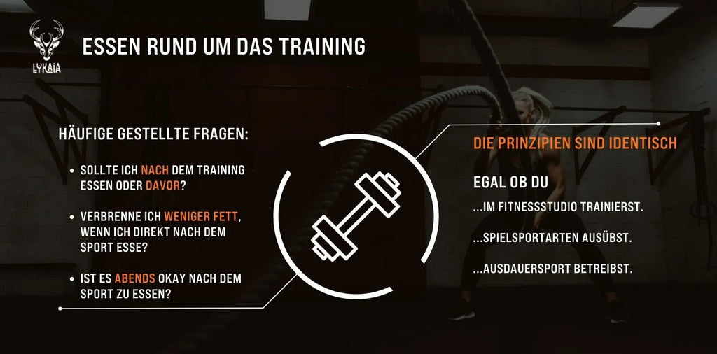 Häufig gestellte Fragen zu dem Thema "Essen vor- oder nach dem Training?"