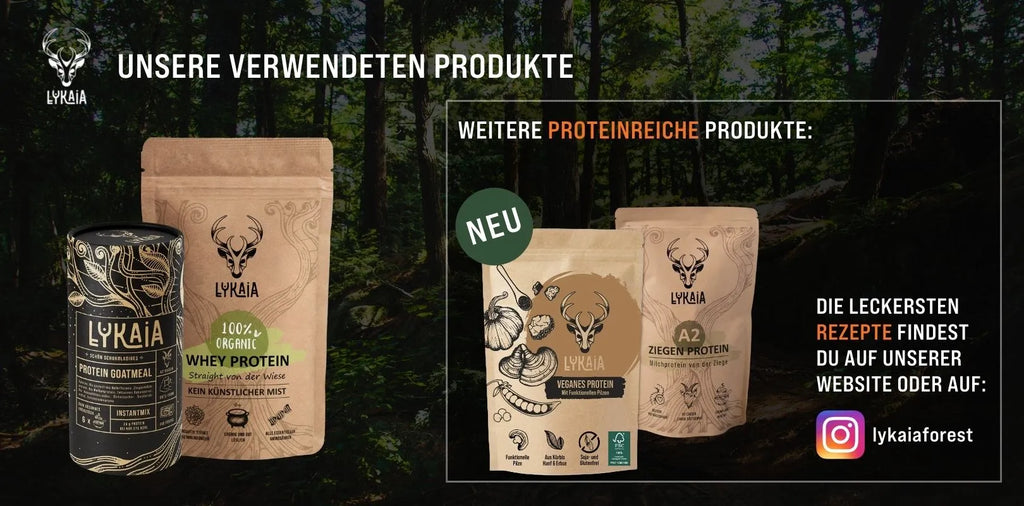 Whey Protein, Veganes Protein und A2 Ziegen Protein von Lykaia