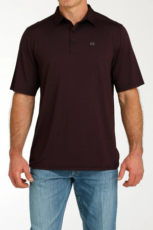Men's Cinch Arenaflex Purple Polo - Let's Ride Boots and Apparel