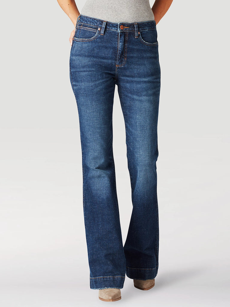 Women's Wrangler Willow Molly Black Bootcut Jean