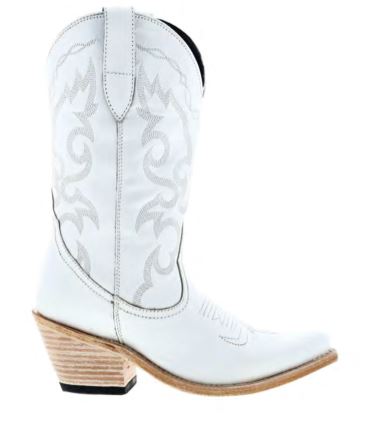 Women's Liberty Black Sienna White Boot | Let's Ride Boots and Apparel