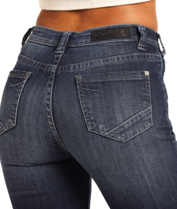High Rise Extra Stretch Pull On Flare Jeans (RRWD6PR0S3)